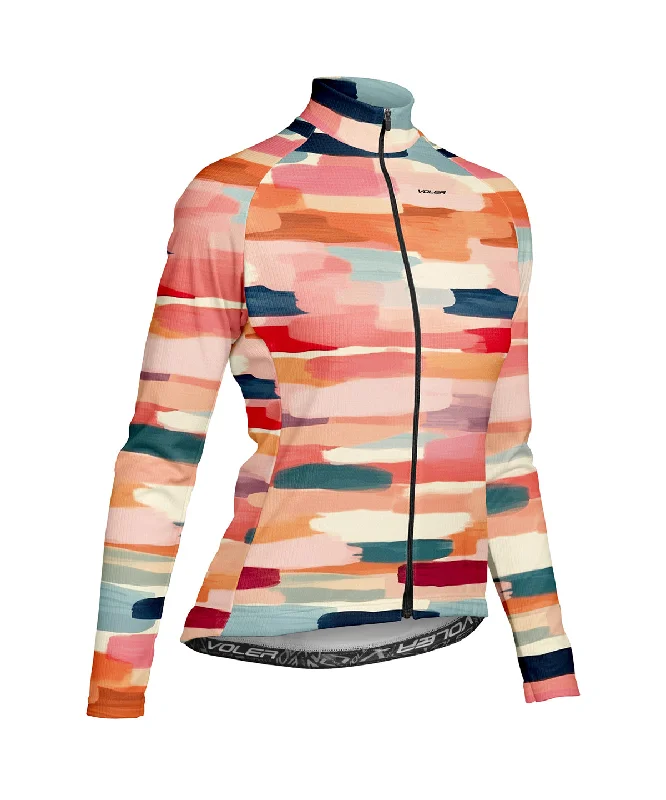 W. PELOTON THERMAL JERSEY - PAINT BRUSH Pullover Hoodie Sweatshirt