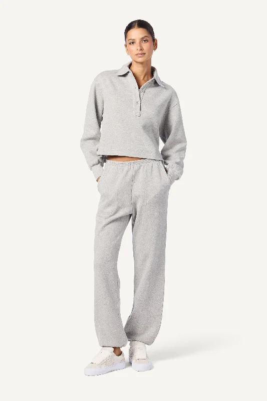 MASON LOW RISE RELAXED SWEATPANT W/ POCKETS | FOGGY