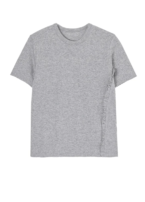 COTTON JERSEY FRILL T-SHIRTS
