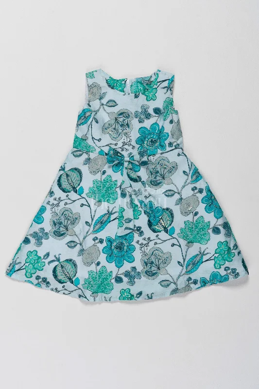 Cotton Summer Dresses for Girls with Floral Prints and Elegant Design