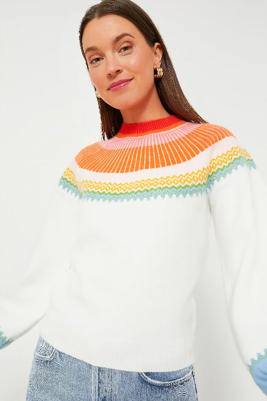 Pastel Color Block Sweater Layering sweaters