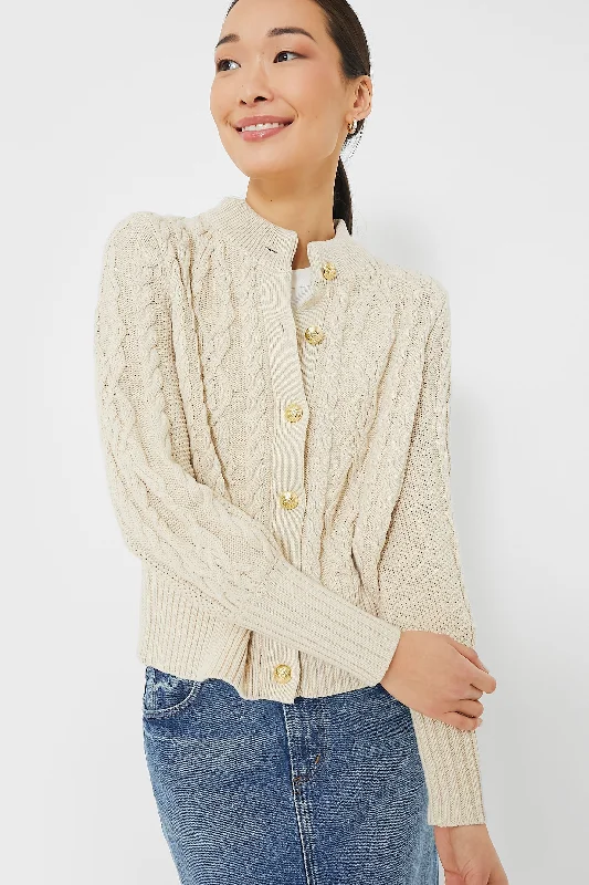 Sandstone Cotton Colette Cardigan UV protection sweaters