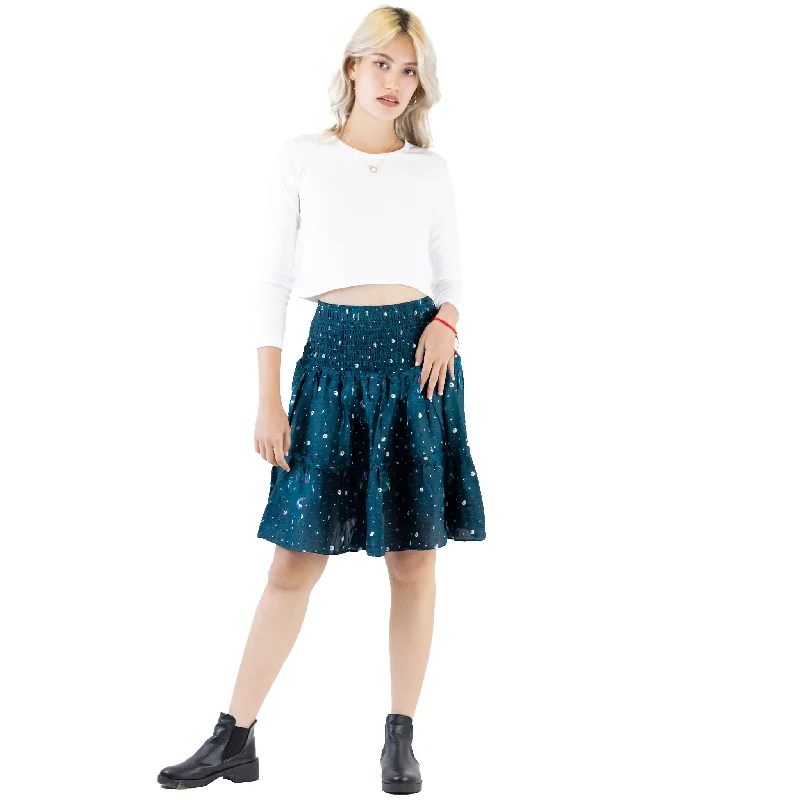 Peacock Heaven 58 Women's Skirt in Green SK0090 020058 05 Boho unclassified skirts