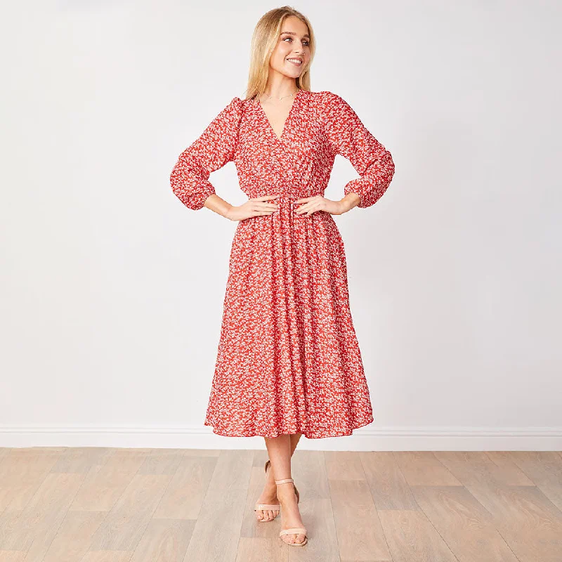Carrie Dress (Red Daisy) Stretchy unclassified dresses
