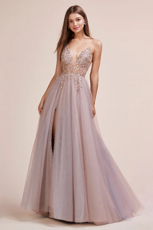 Enchanting Illusions: Captivating Illusion Bodice Gown for Women Soft fabric unclassified dresses