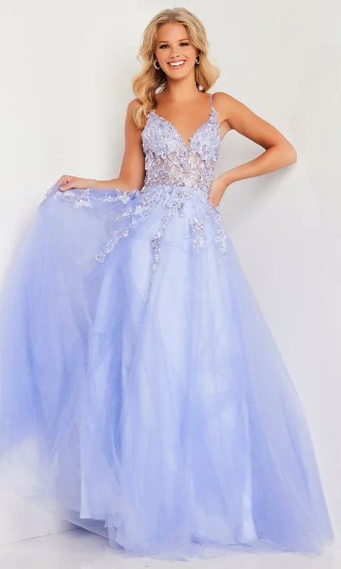 Pastel V-Neck Prom Ball Gown JVN37457 Cocktail unclassified dresses