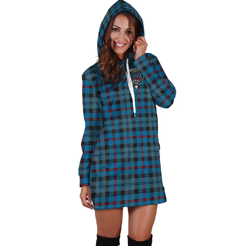 MacCorquodale (McCorquodale) Tartan Hoodie Dress with Family Crest Lounge unclassified dresses