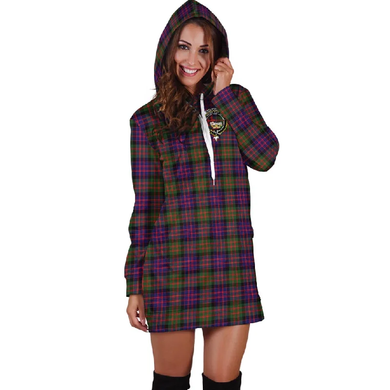MacDonald Modern Tartan Hoodie Dress with Family Crest Open-back unclassified dresses MacDonald Modern Tartan Hoodie Dress with Family Crest Open-back unclassified dresses