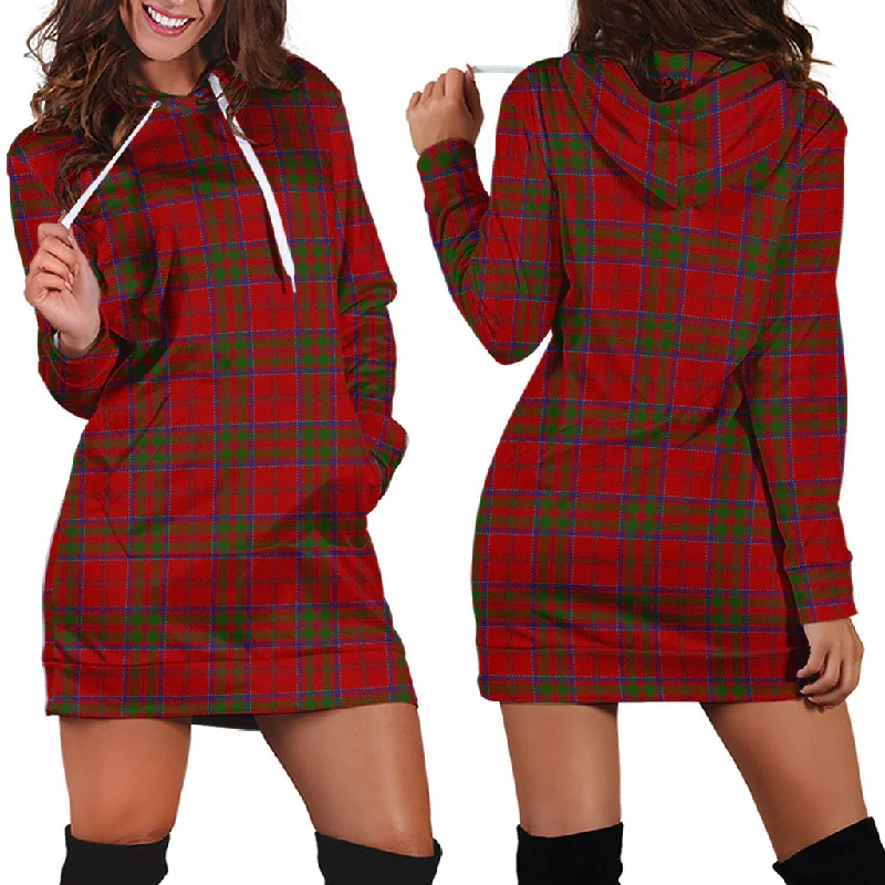 MacDonell of Keppoch Tartan Hoodie Dress Wrap unclassified dresses