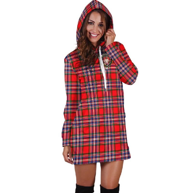 MacFarlane (McFarlane) Tartan Hoodie Dress with Family Crest High-low unclassified dresses MacFarlane (McFarlane) Tartan Hoodie Dress with Family Crest High-low unclassified dresses