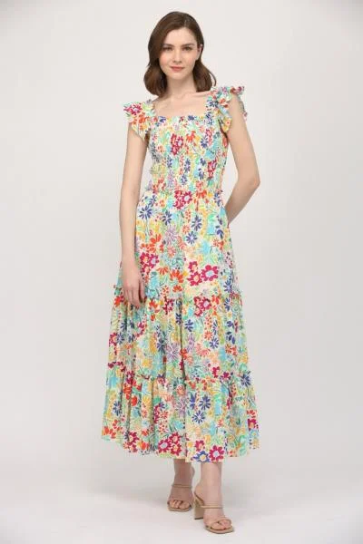 Nandie Smocked Dress Pastel unclassified dresses