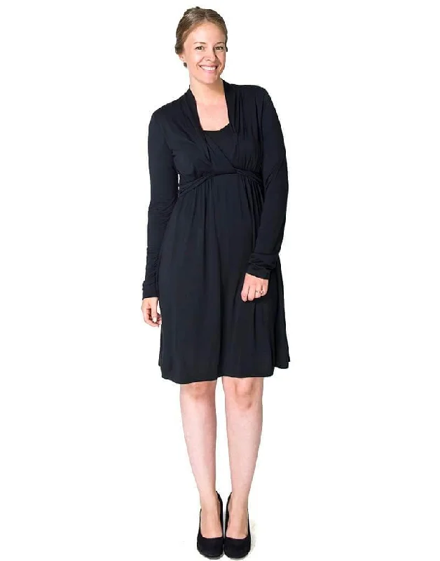 Maternity / Nursing dress ABIGAIL - XS & S left Monochrome unclassified dresses