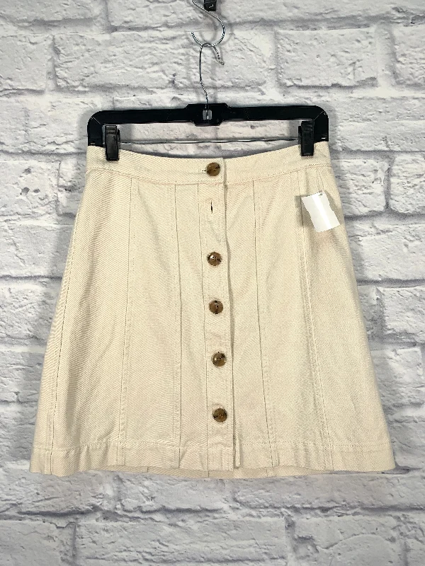 Skirt Mini & Short By Banana Republic In Tan, Size: 2 Elegant Mini Skirt