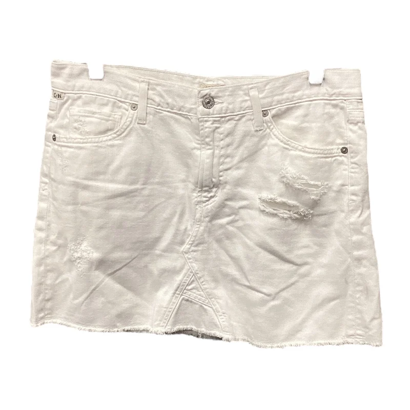 Skirt Mini & Short By Citizens Of Humanity In White, Size: 8 Summer Skater Skirt
