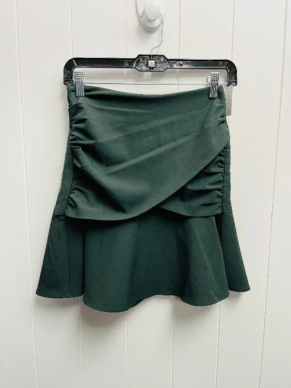 Skirt Mini & Short By Club Monaco In Green, Size: Xxs A-line Mini Skirt