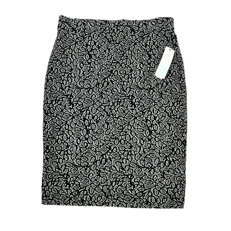 Skirt Mini & Short By Leota In Black & Grey, Size: S Trendy Mini Skirt