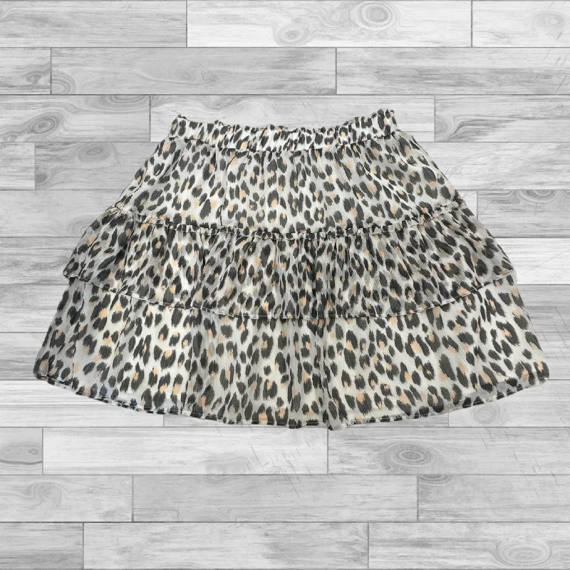 Skirt Mini & Short By Loft In Animal Print, Size: M Lace Mini Skirt
