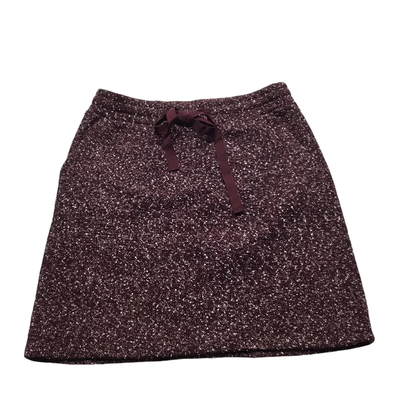 Skirt Mini & Short By Loft In Red, Size: Xs Stretch Mini Skirt