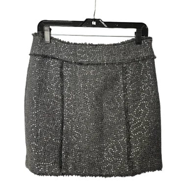 Skirt Mini & Short By Michael By Michael Kors In Grey, Size: S Pleated Mini Denim