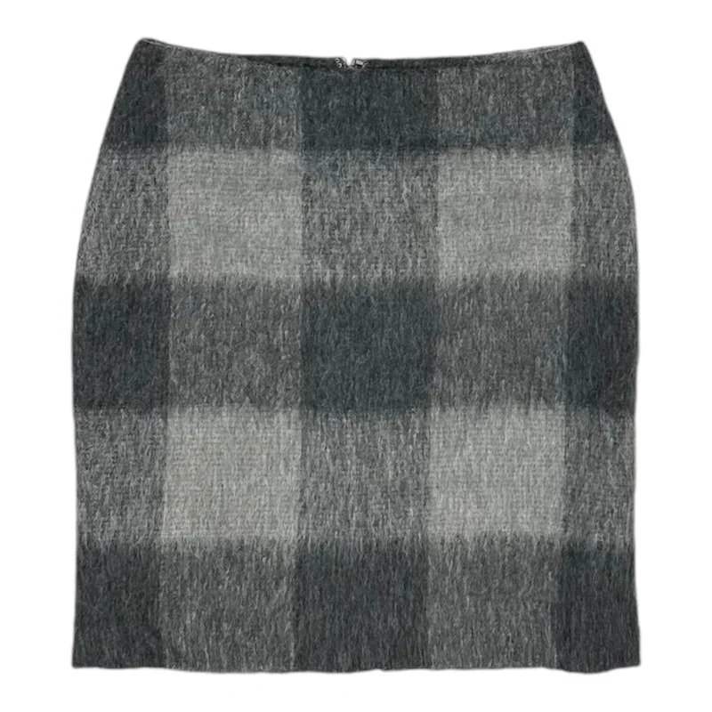 Skirt Mini & Short By Talbots In Grey, Size:2 Skater Mini Skirt