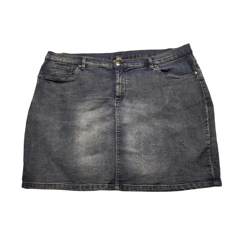 Skirt Mini & Short By Venus In Blue Denim, Size: 18 Sexy Mini Skirt