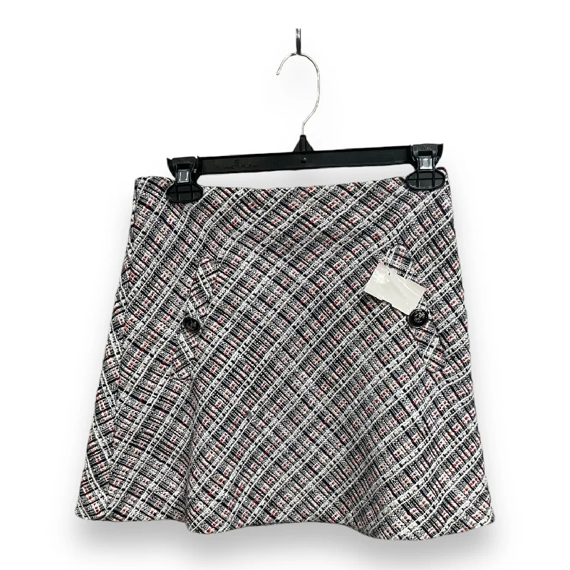 Skirt Mini & Short By Zara In Multi-colored, Size: S Pleated Mini Denim