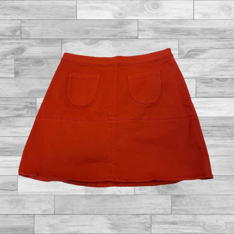Skirt Mini & Short By Zara In Orange, Size: L Bodycon Mini Skirt