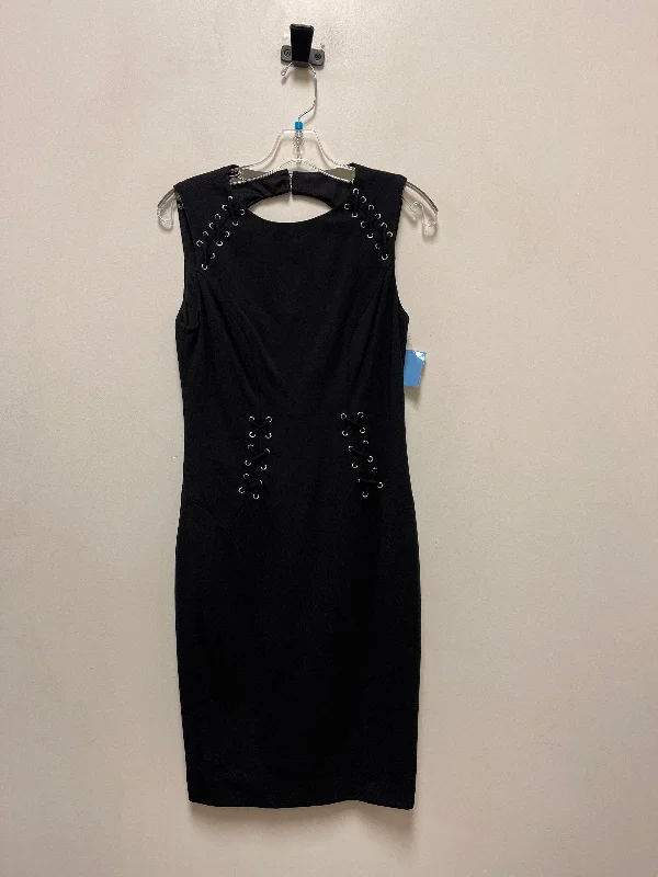 Dress Casual Midi By Cache In Black, Size: S Floral Midi Skirt