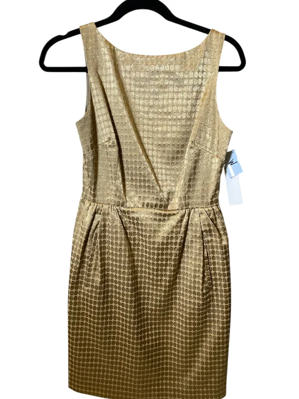 Dress Casual Midi By Michael By Michael Kors In Gold, Size: S Maxi Length Midi