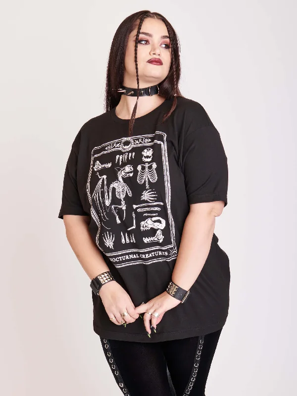 Nocturnal Creatures T-shirt Sexy Shirt Gown